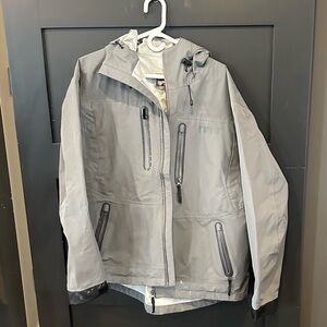 Gray Hooded RAPALA Jacket with Zipper Pockets